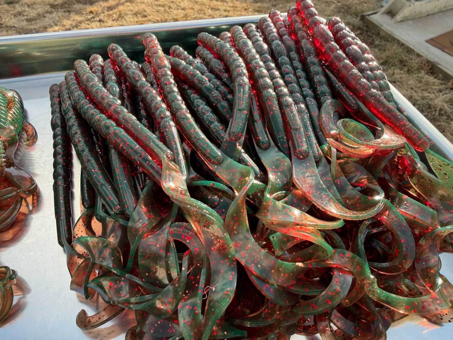 10” Curly Tail worms. (8 pack)