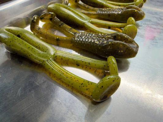 4” Rippin Frog (5 pack) Because of high demand please allow 48 hours for shipping on orders containing frogs.