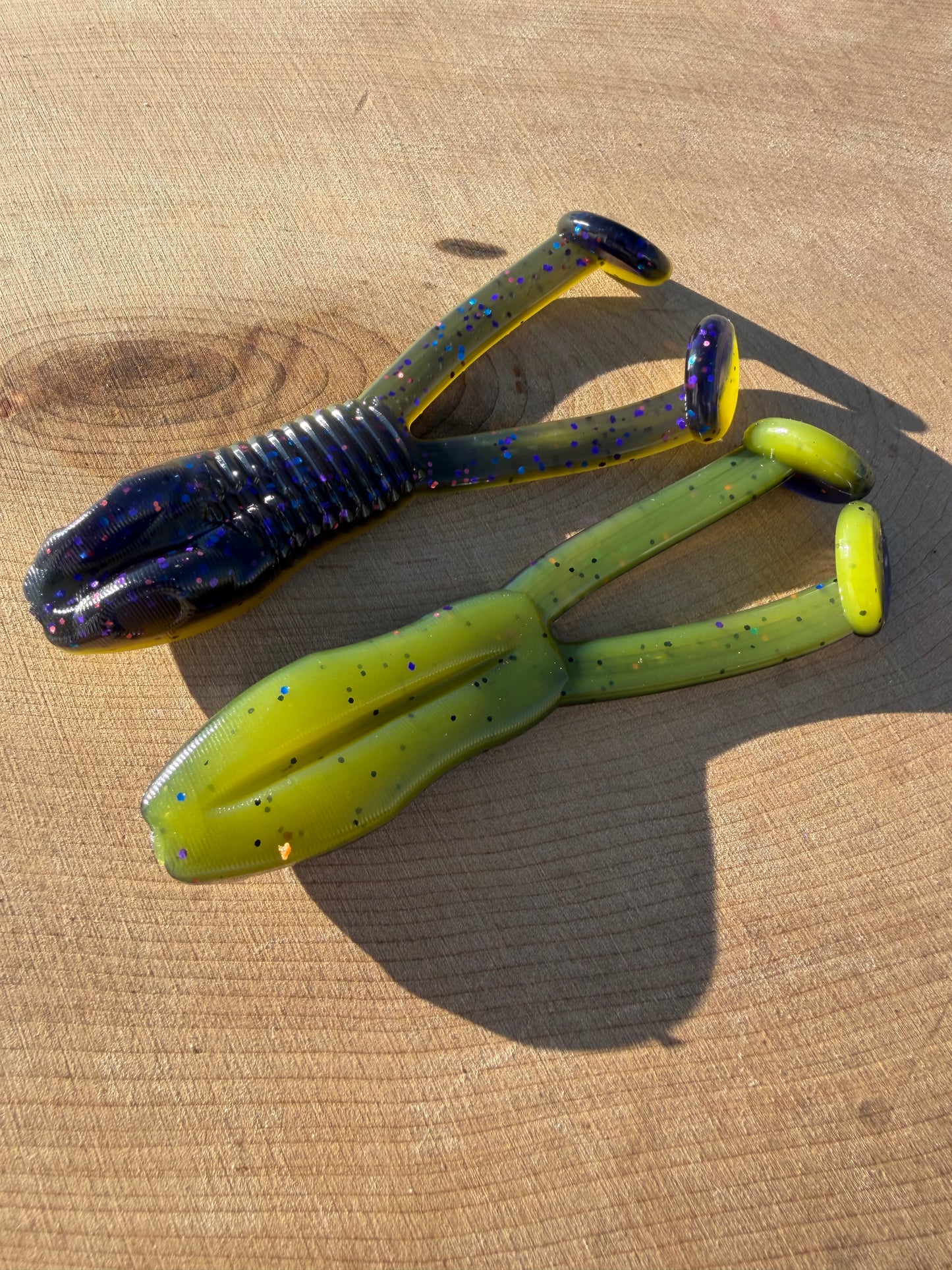 4” Rippin Frog (5 pack) Because of high demand please allow 48 hours for shipping on orders containing frogs.